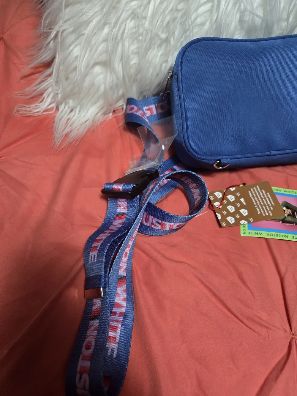 White House Black Market blue crossbody