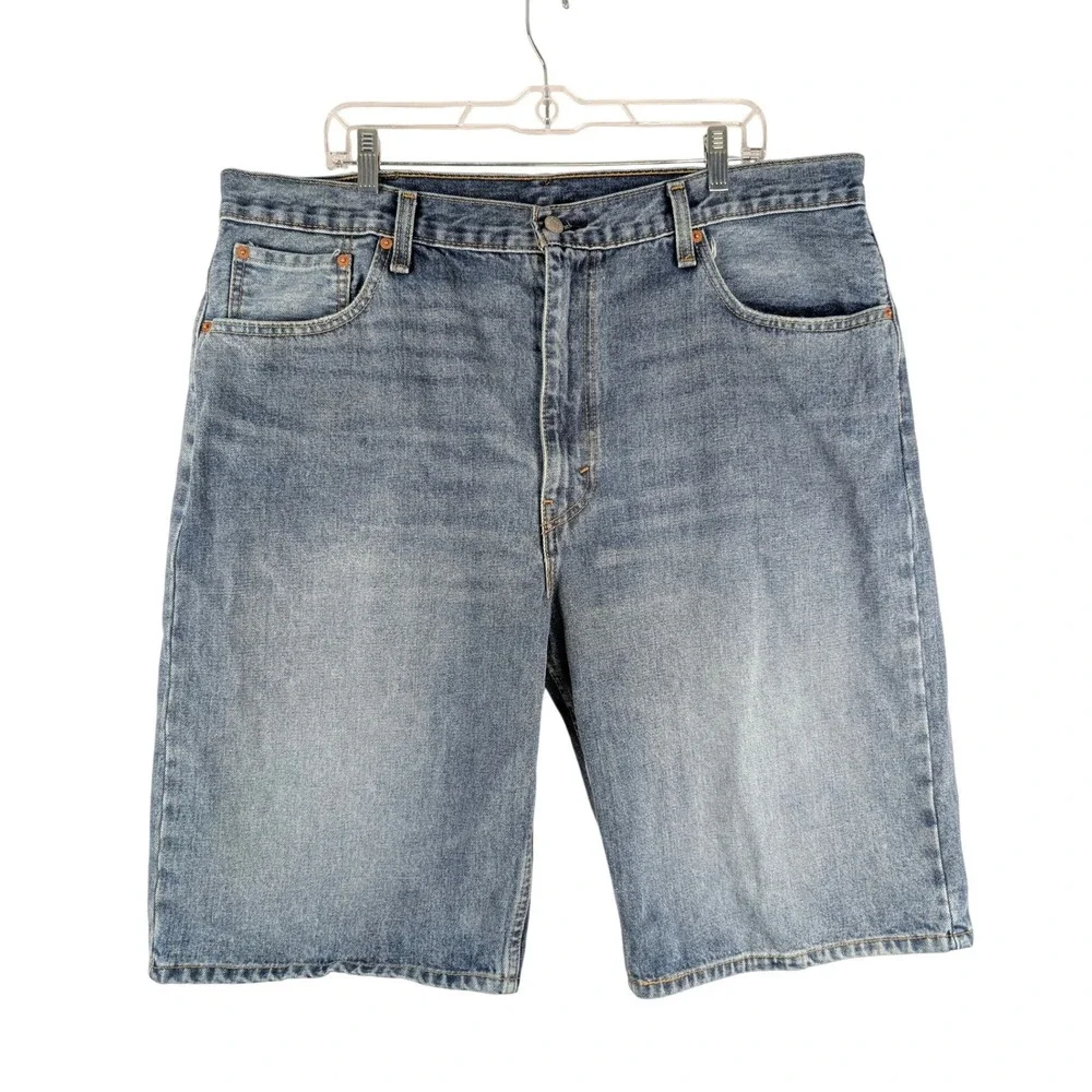 Levis 569 Loose Straight Denim Shorts Mens‎ 40 Blue 12