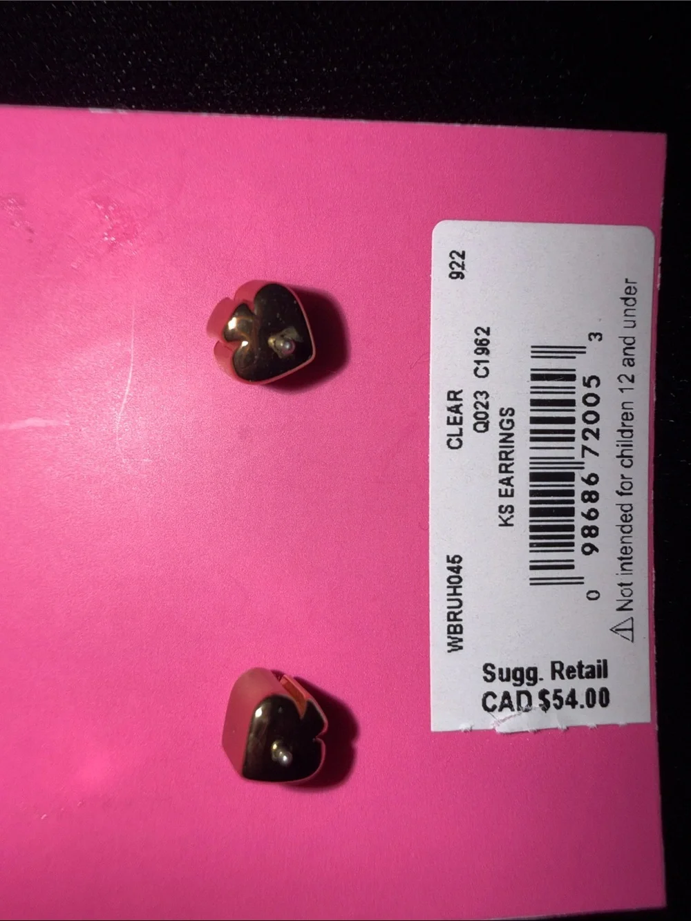 kate spade nwt details •	shiny