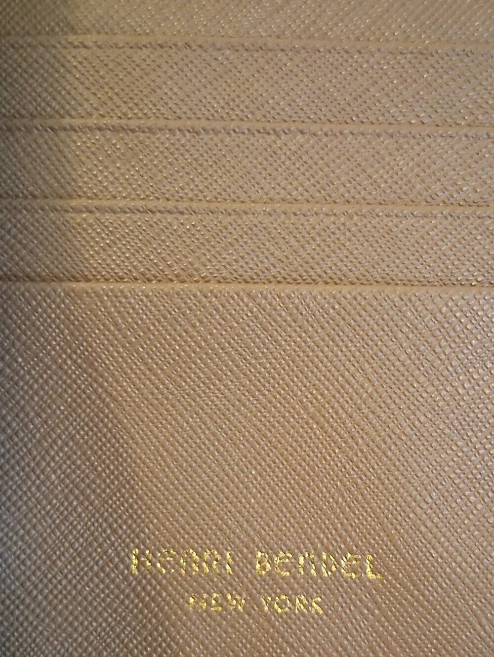 henri bendel use gold