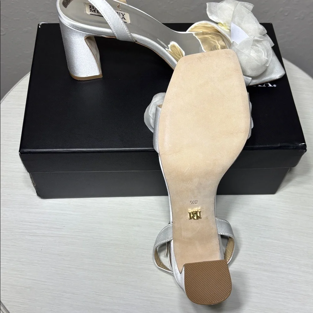 Badgley Mischka leather silk