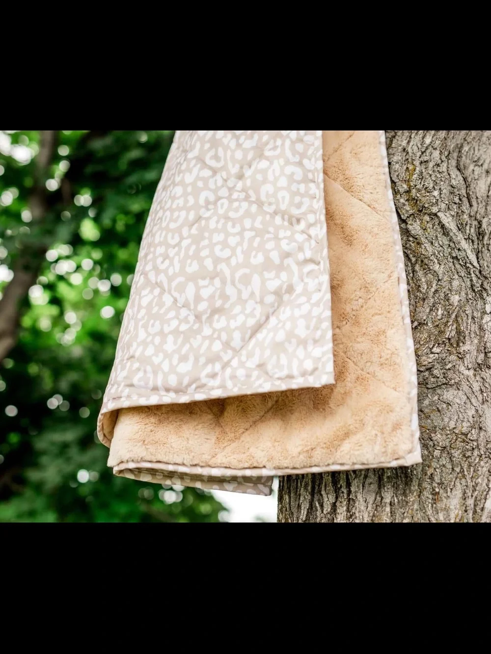 Minky Couture outdoor blanket