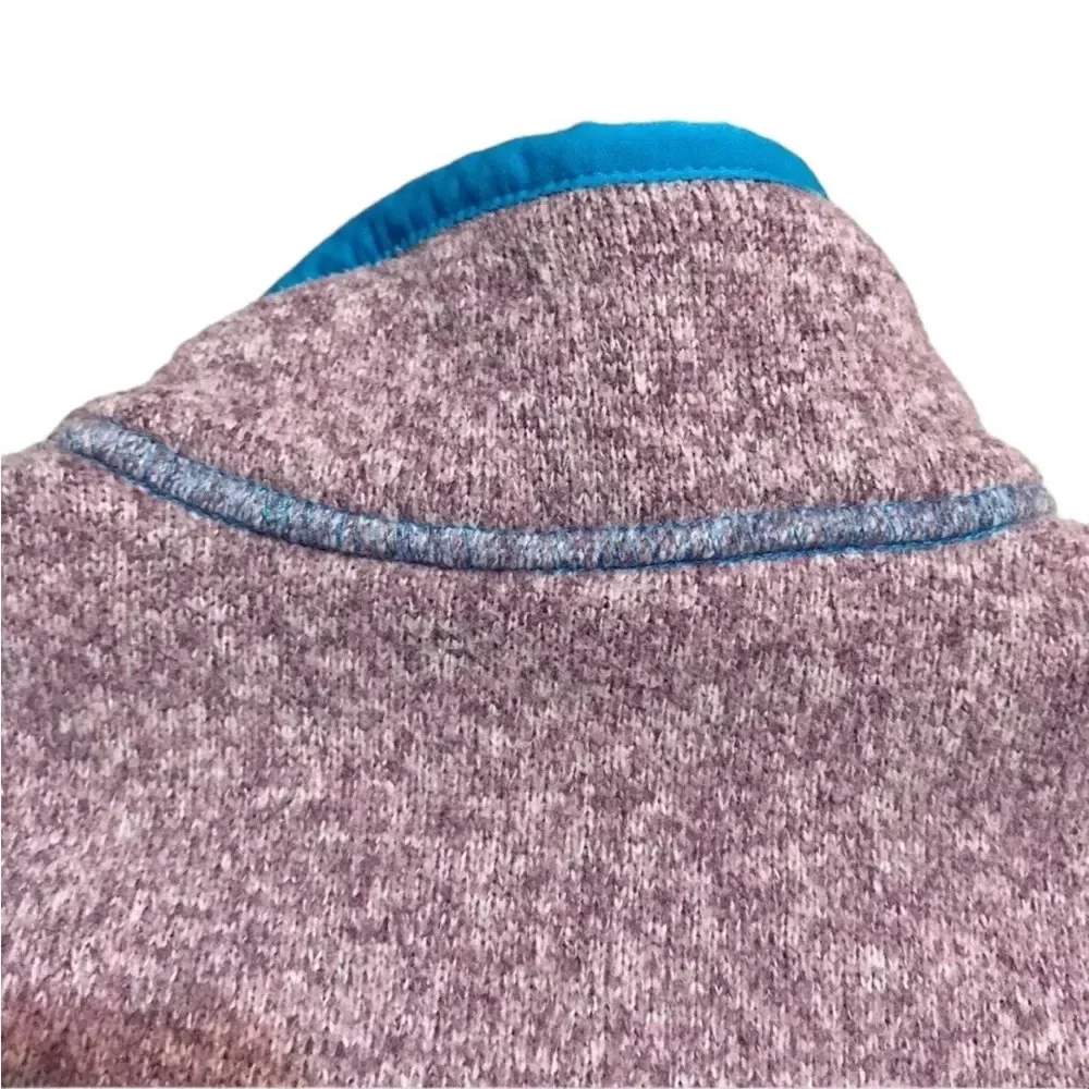 Lands End zip pullover sweater
