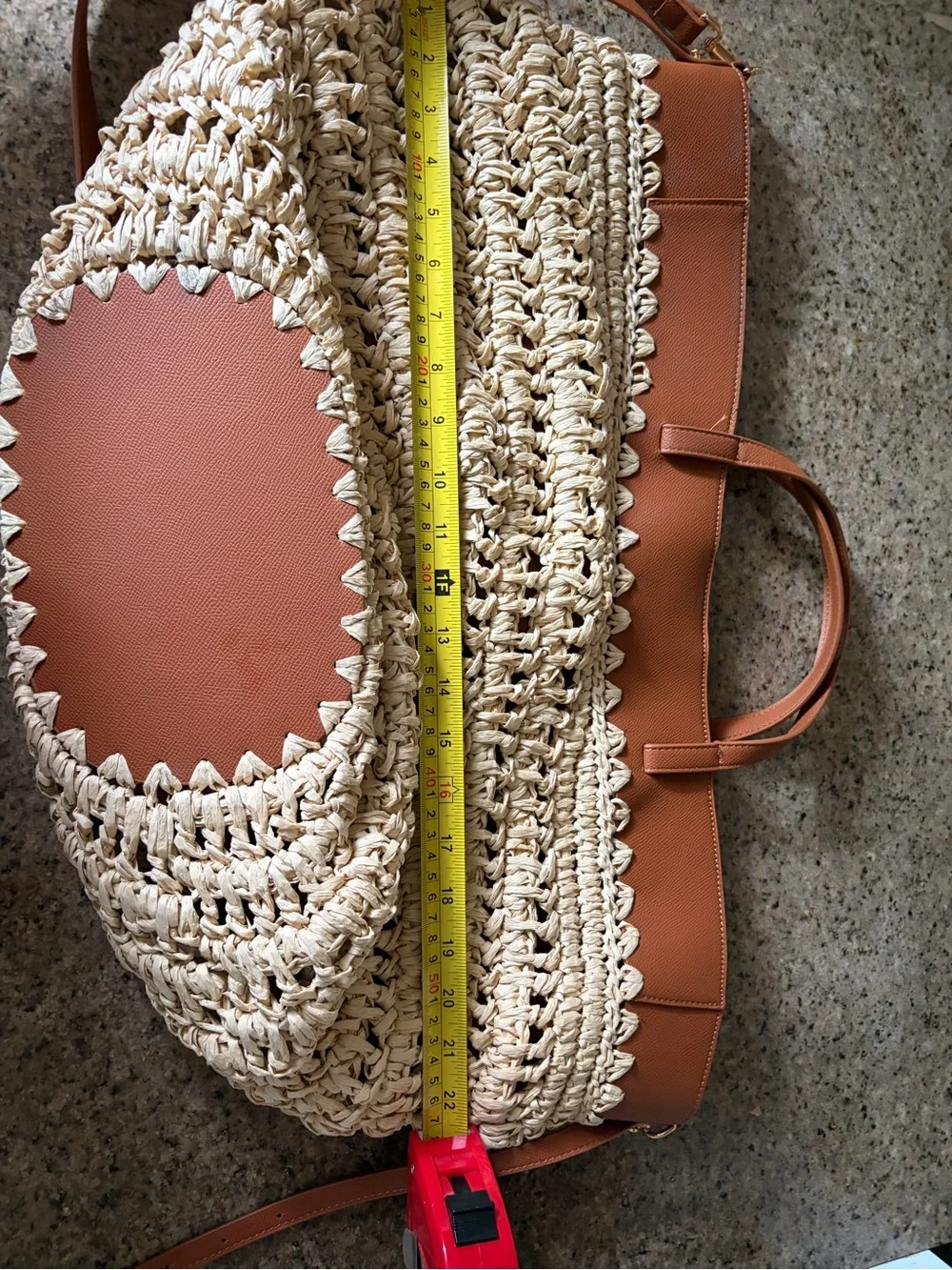Anthropologie woven straw