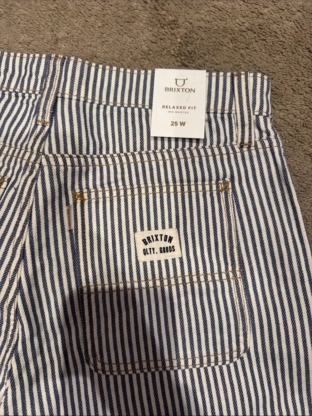 Brixton blue white