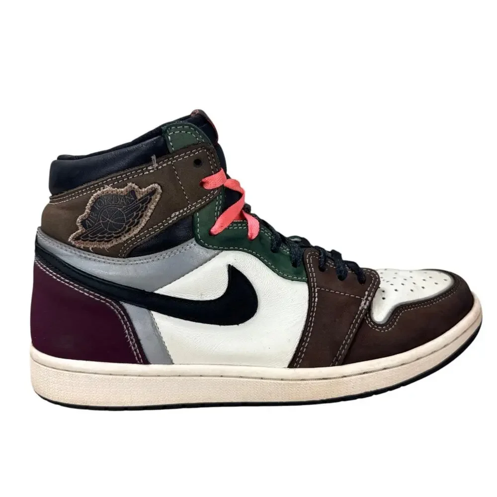 Nike Air Jordan 1 High OG Hand Crafted Size 10 Brown Green Multi DH3097-001