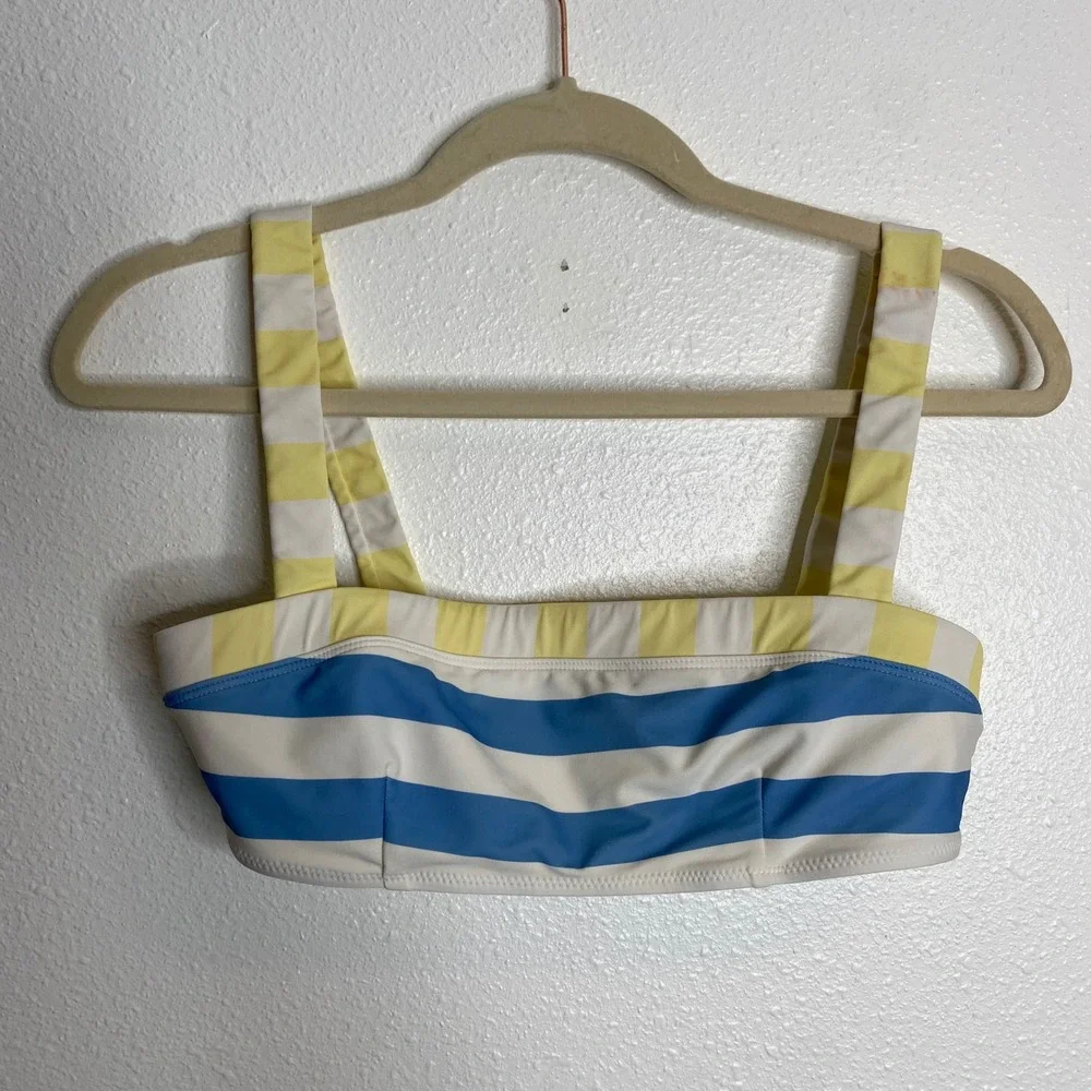STAUD ColorBlock Stripe Buttercup Seashore Stripe Set Liv Top M‎
