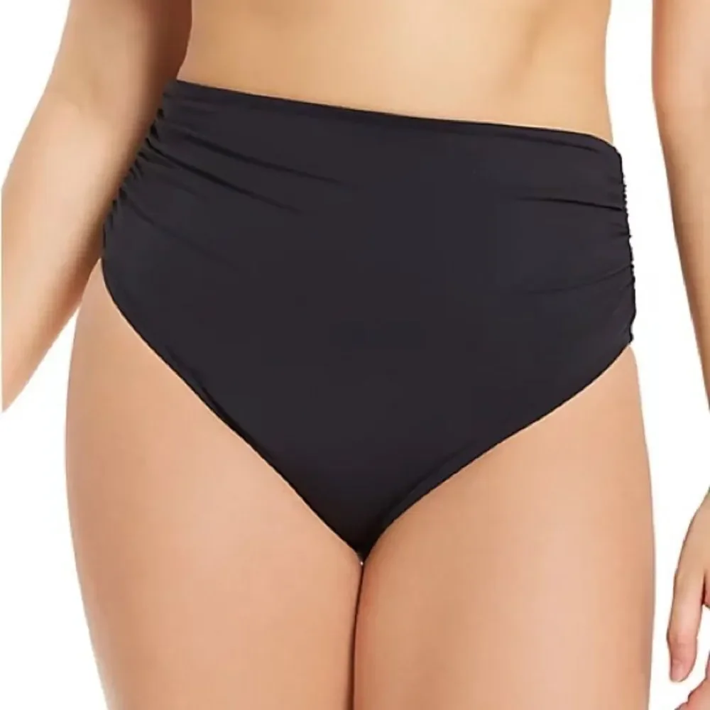 Bleu Rod Beattie Rufflicious High Waist Side Shirred Swim swimwear, swimsuit 10