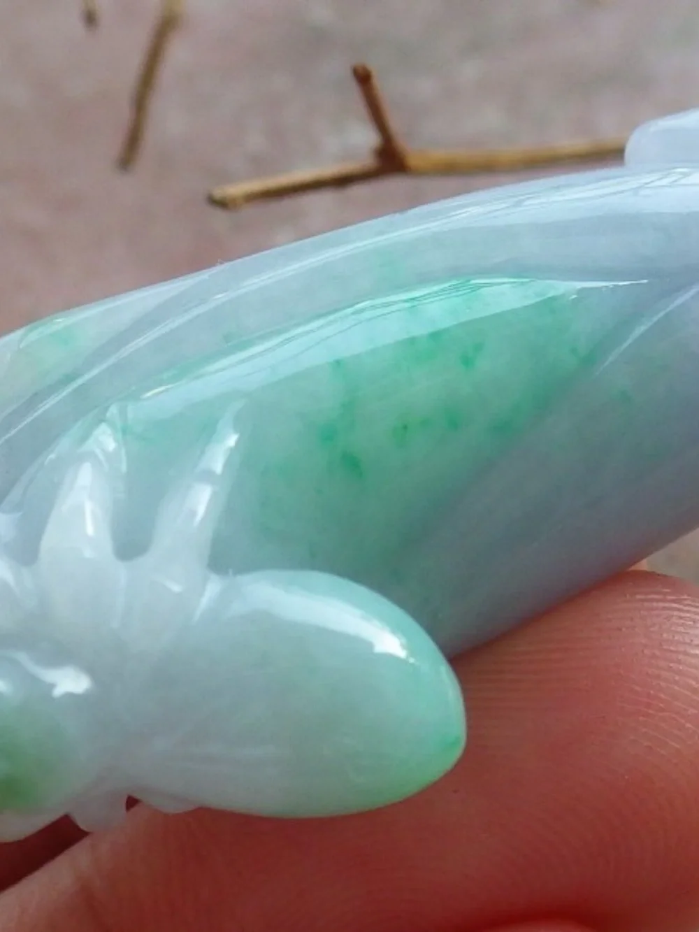 gojade necklace see lavender