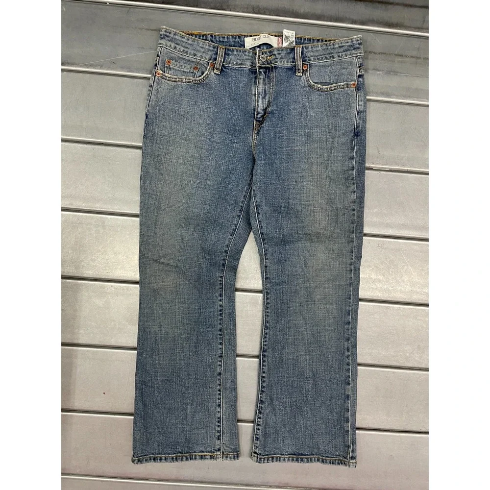 Levis 515 Boot Cut Jeans Womens‎ 14M 34x28 Blue Medium Wash Bootcut