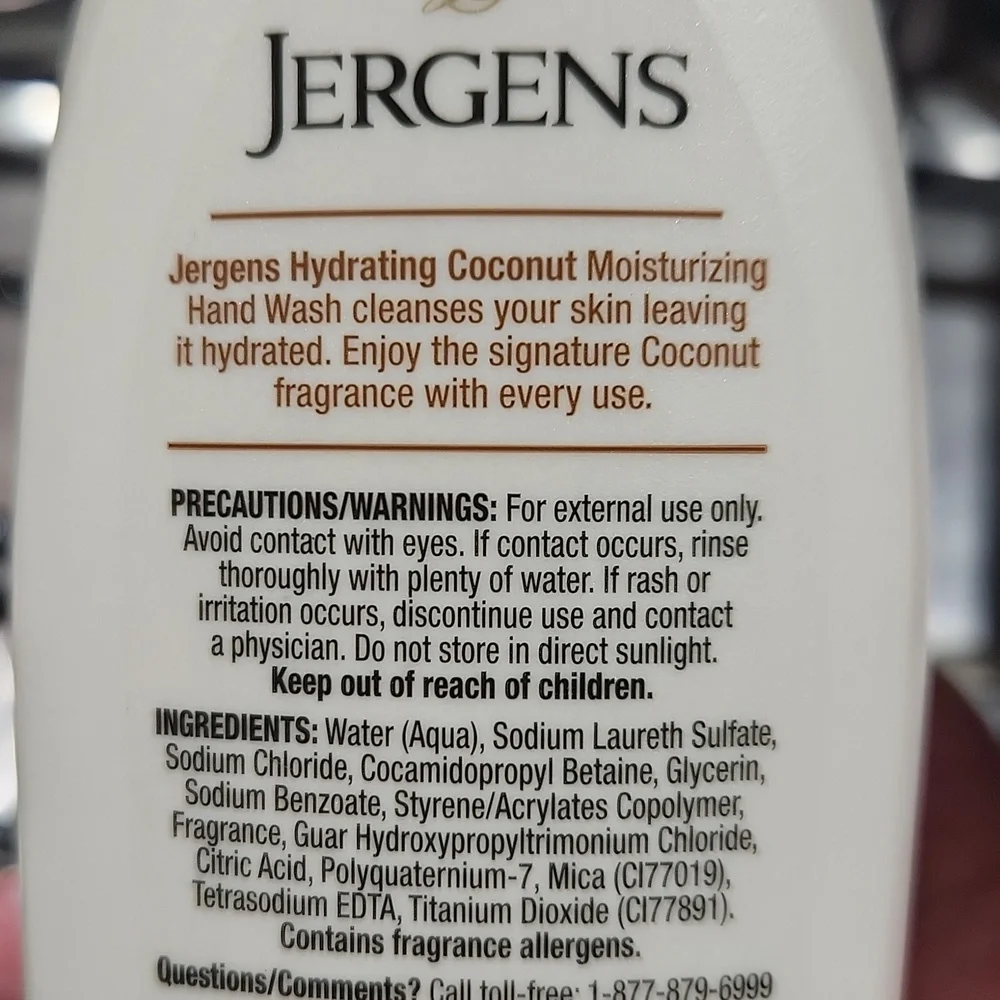 Jergens new bottles