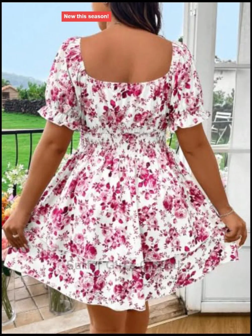 N/A floral print