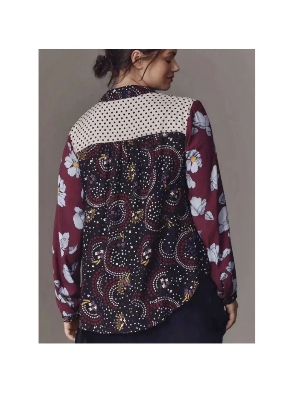 Anthropologie mixed print