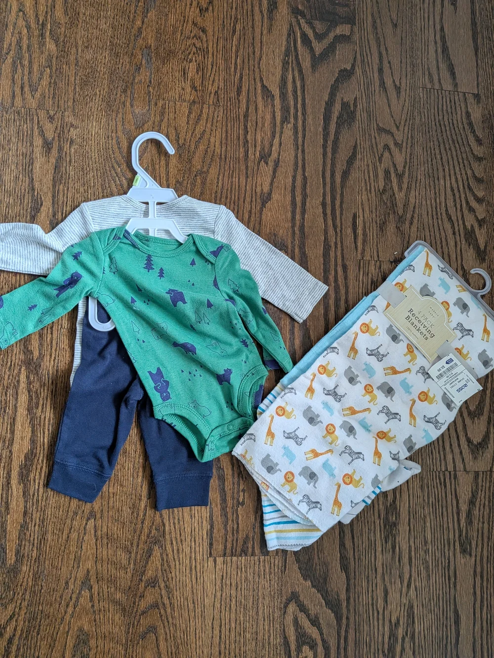 Carters navy modern receiving