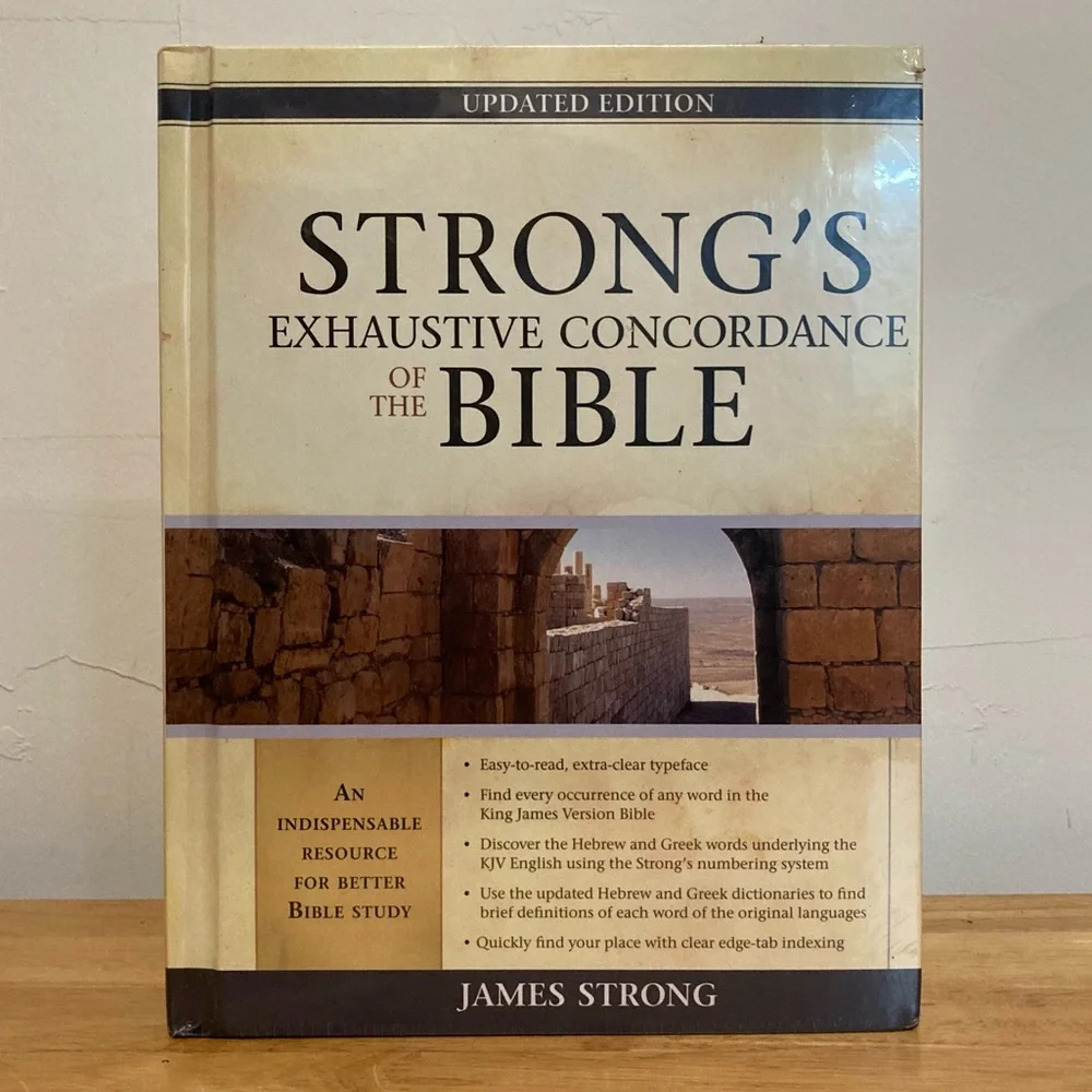 Strong's Exhaustive Concordance of the Bible - Sealed NOS Bible Study Book