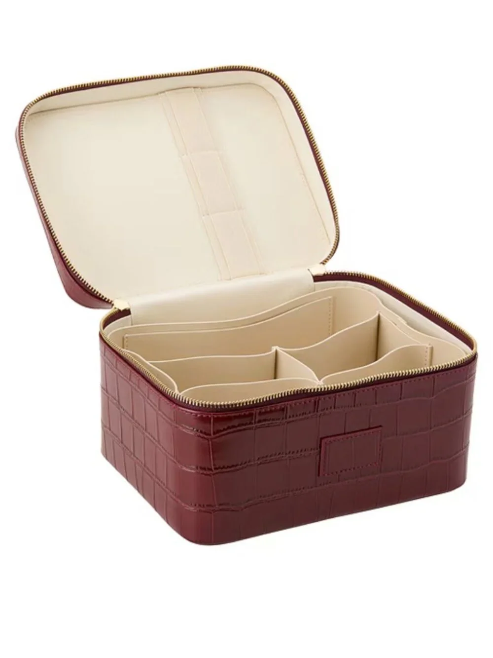 REVOLVE burgundy croc