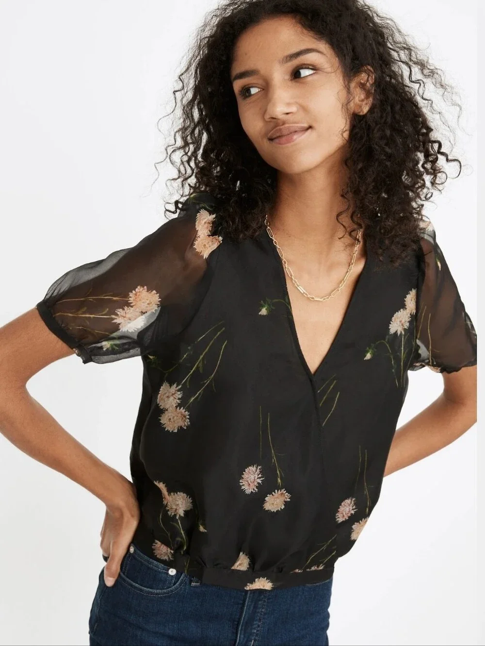 Madewell aster organza
