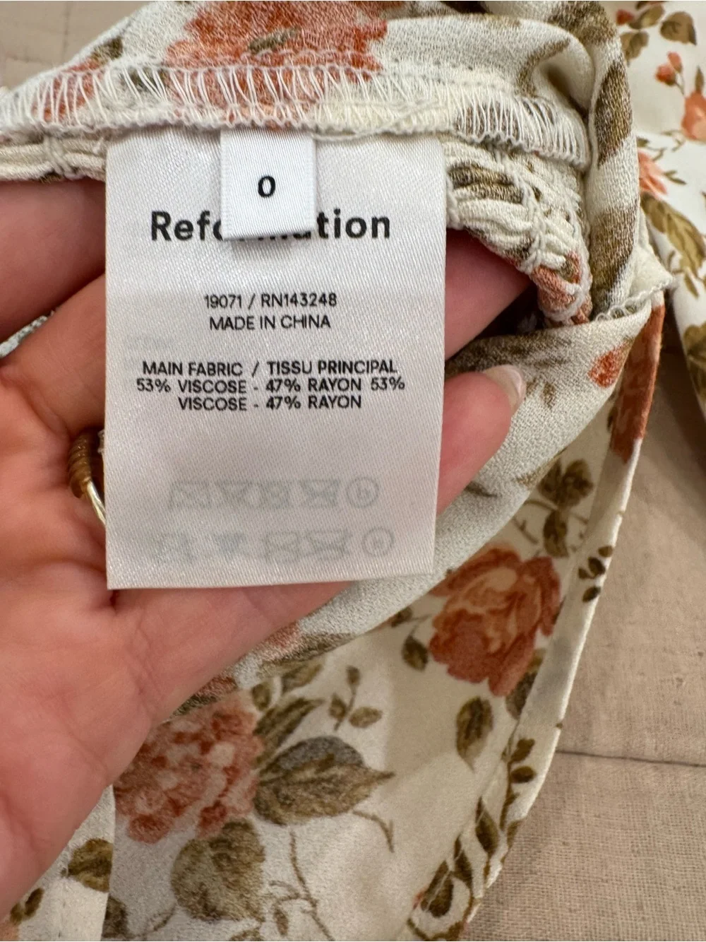 Reformation foliage daywear