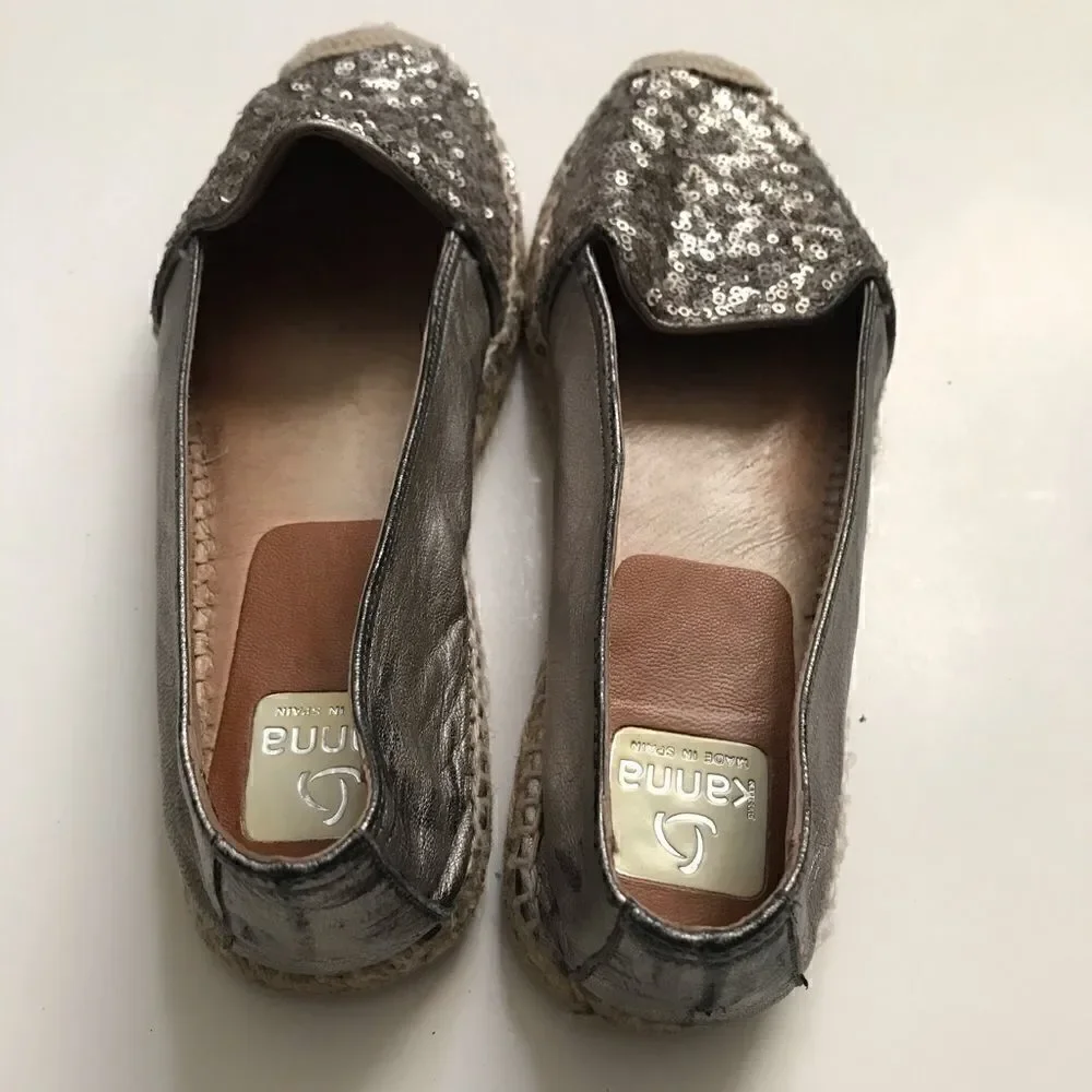 kenna silver sequined