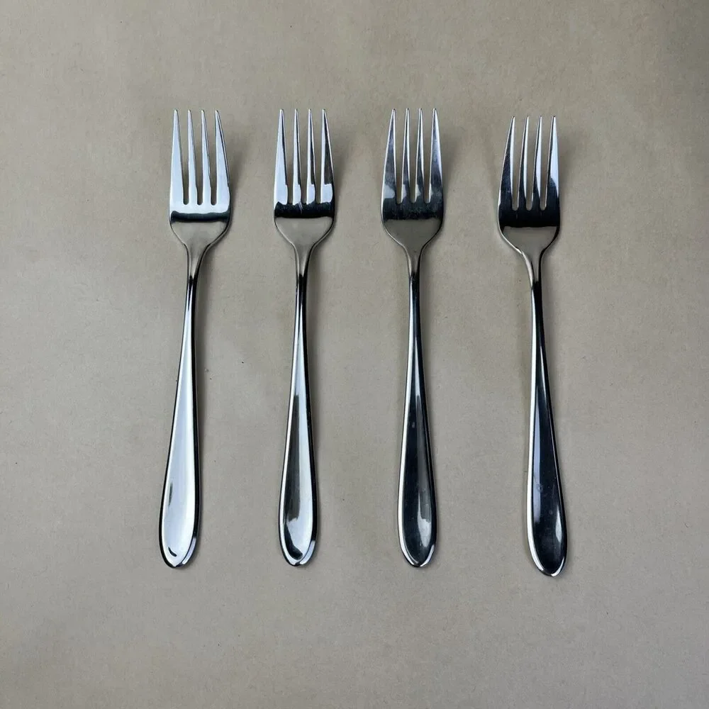 Lauffer by Towle Dinner Forks 7‎ 1/8” 18/8 Stainless Flatware Indonesia Set Of 4