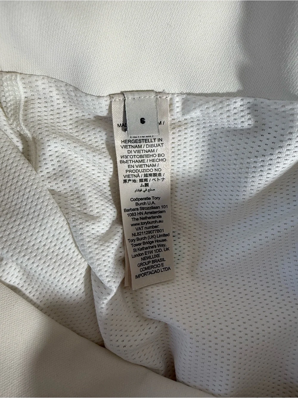 Tory Burch cream line