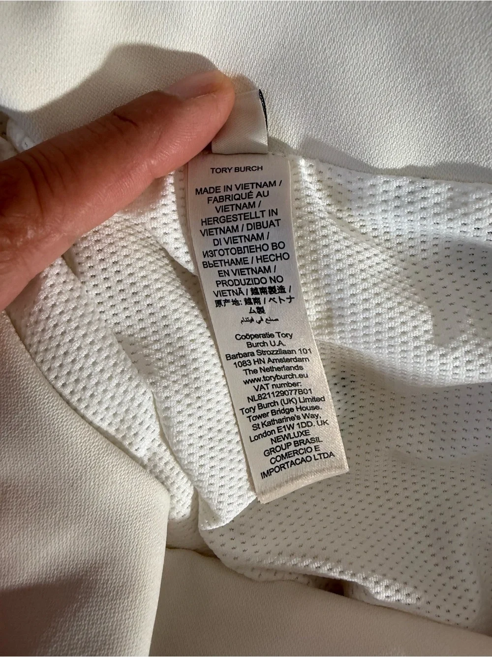 Tory Burch cream line