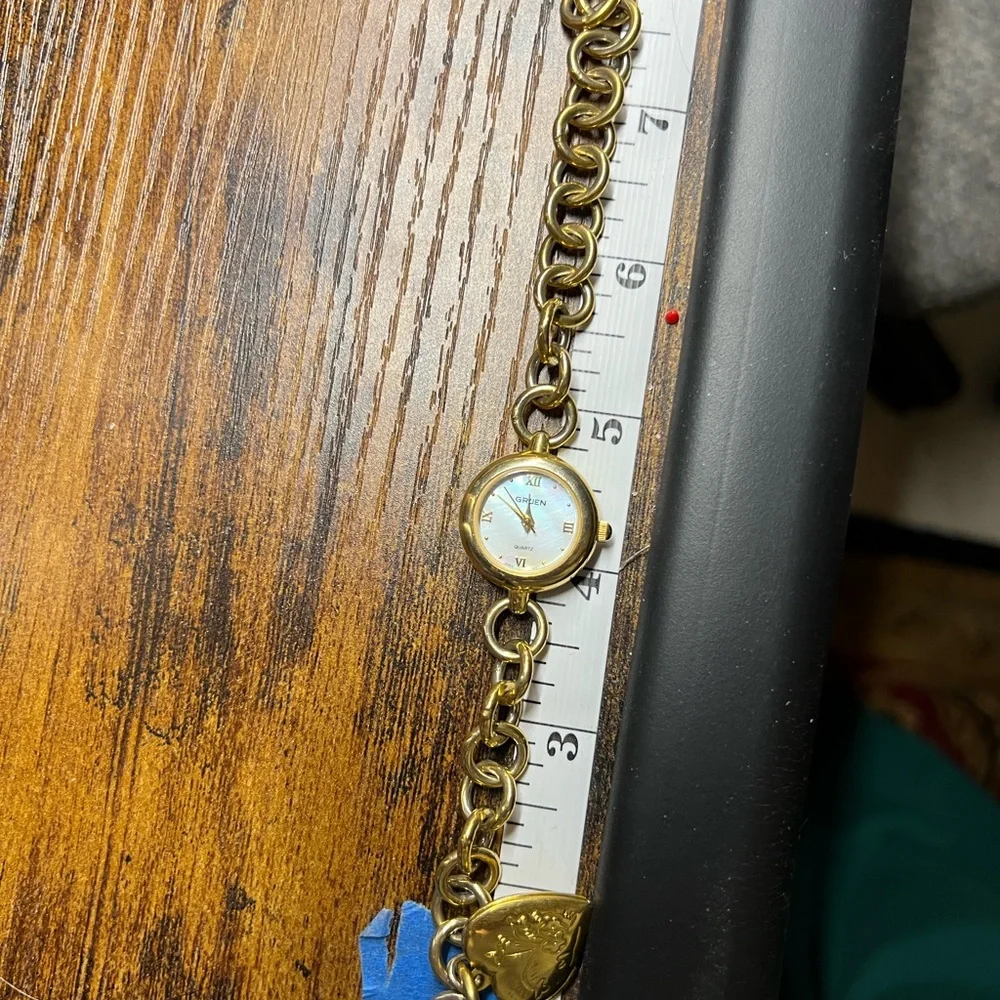 Gruen heart link chain
