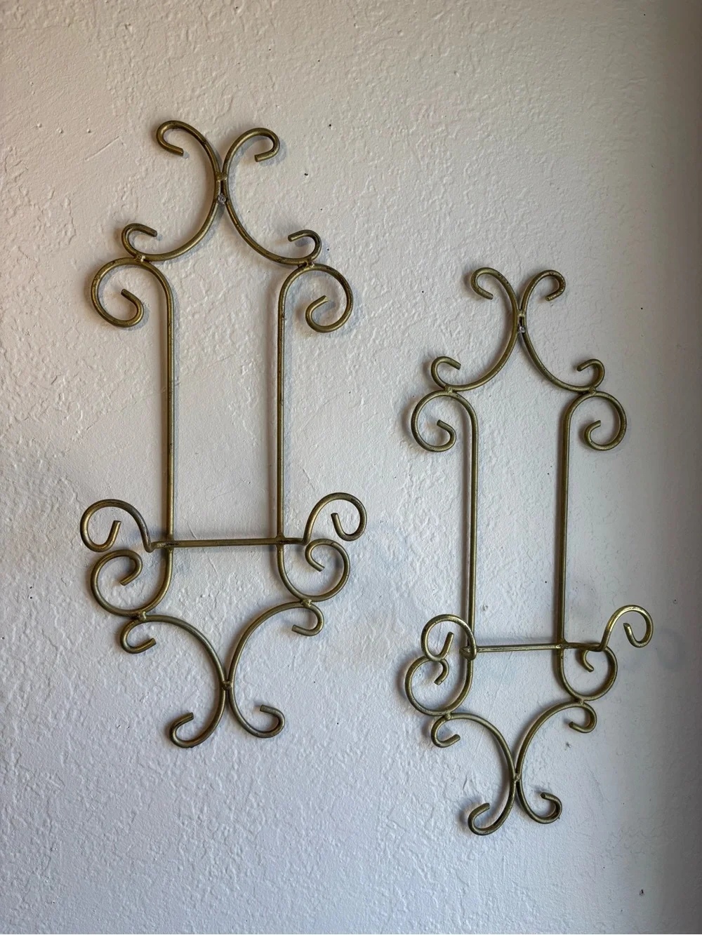 Vintage plate display
