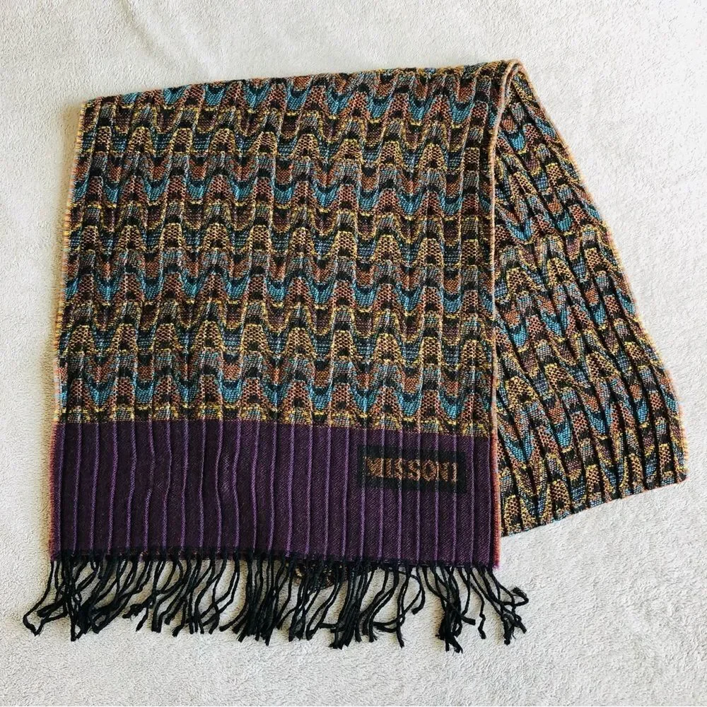 NWOT unisex Missoni Wool Scarf