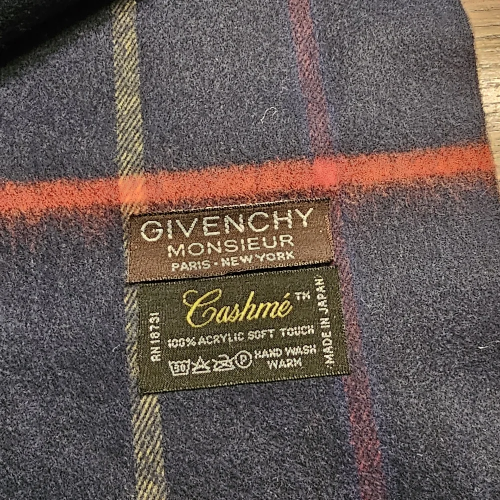 Givenchy plaid fringe