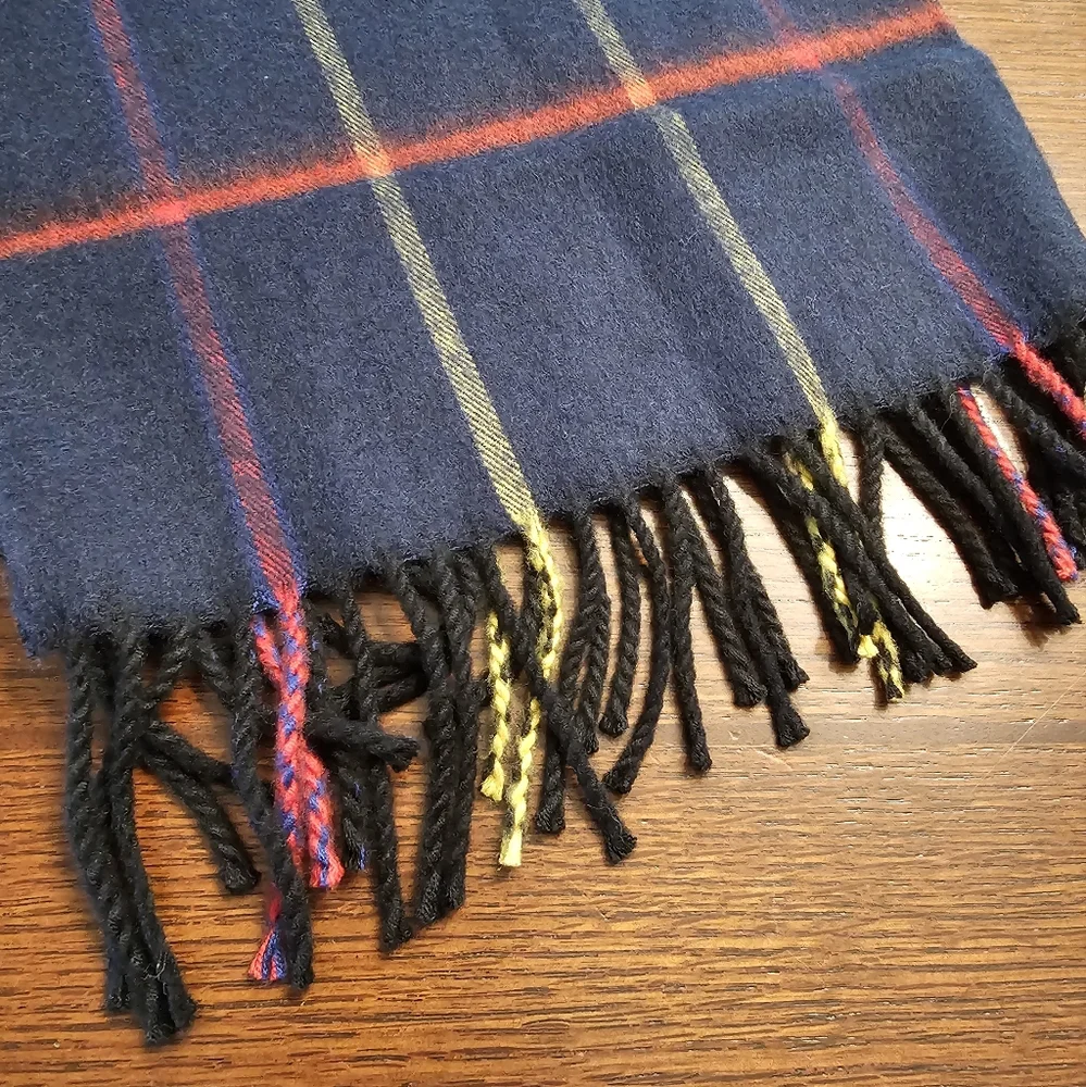 Givenchy plaid fringe