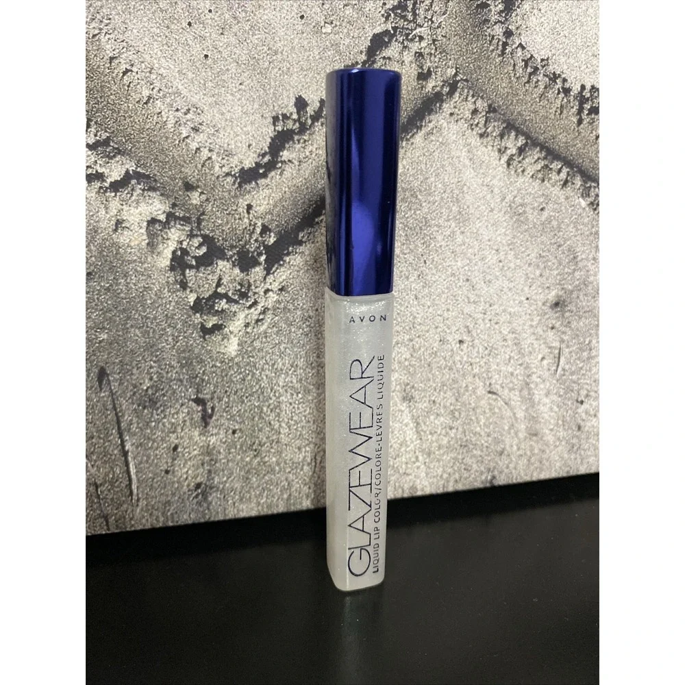 Avon Glazewear Liquid Lip Color Lipgloss 0.15oz ~ Silver Glitz ~ New‎ VHTF