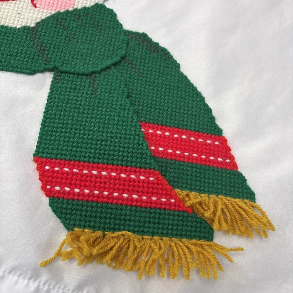 N/A christmas canvas vtg