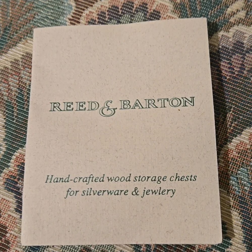 Reed & Barton side green inside