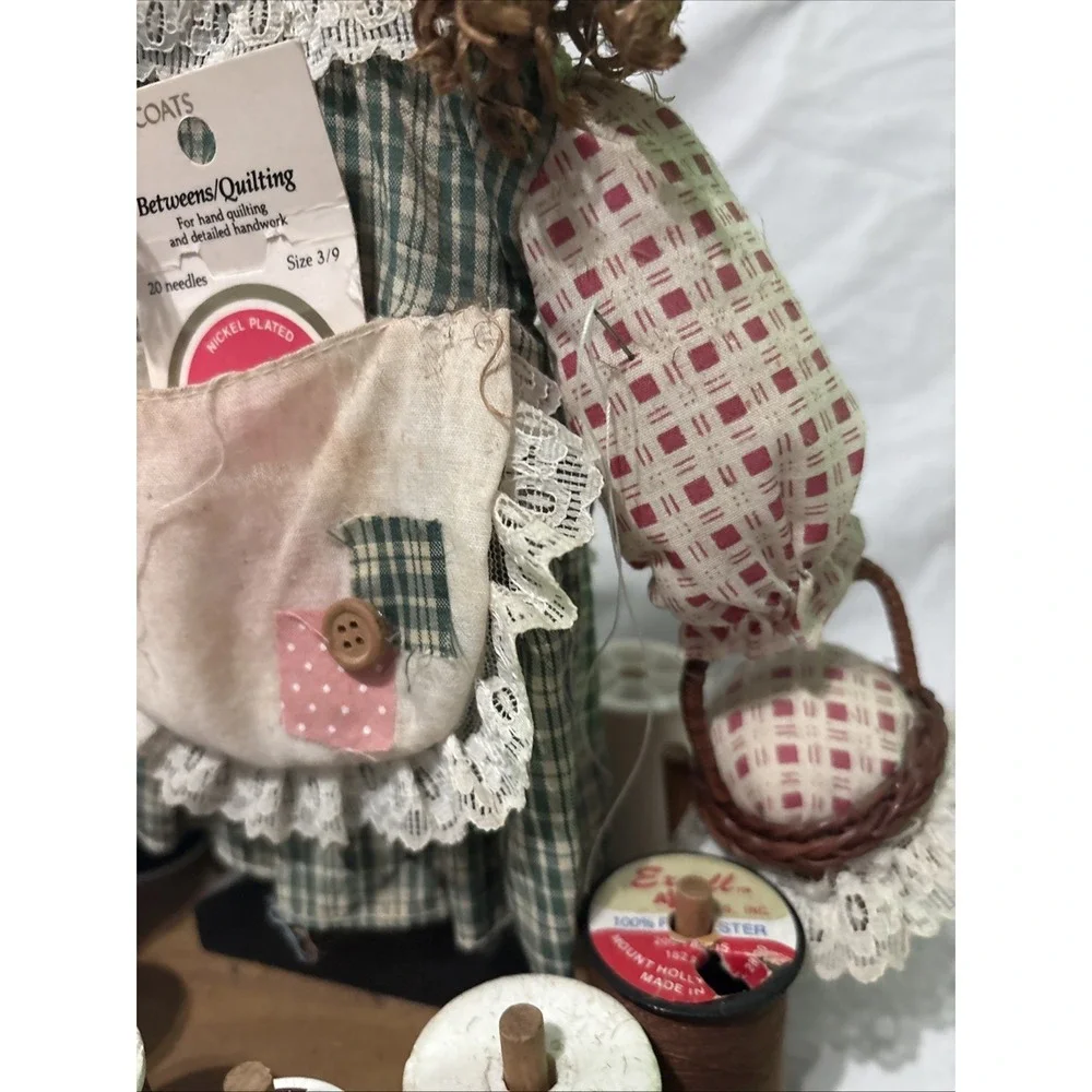 Spinning Sally Rag Doll Sewing Kit caddy this has