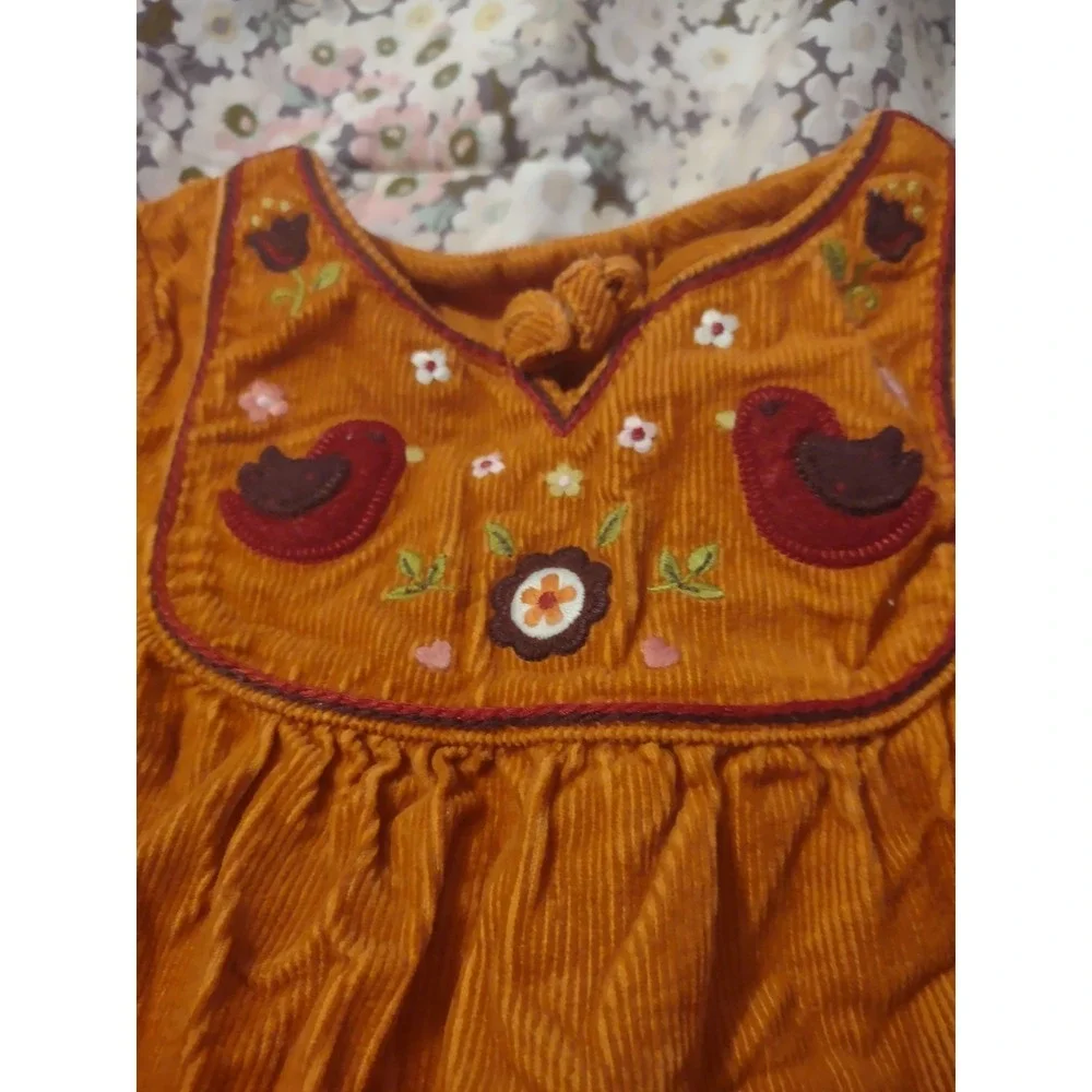 Gymboree corduroy embroidered