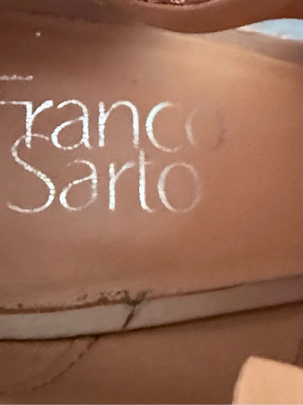 Franco Sarto heel side
