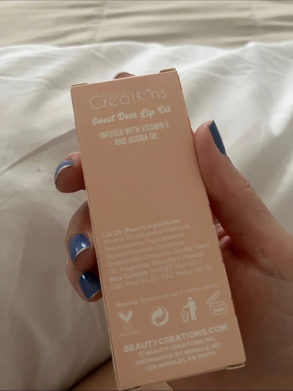 Beauty Creations hydrating peach