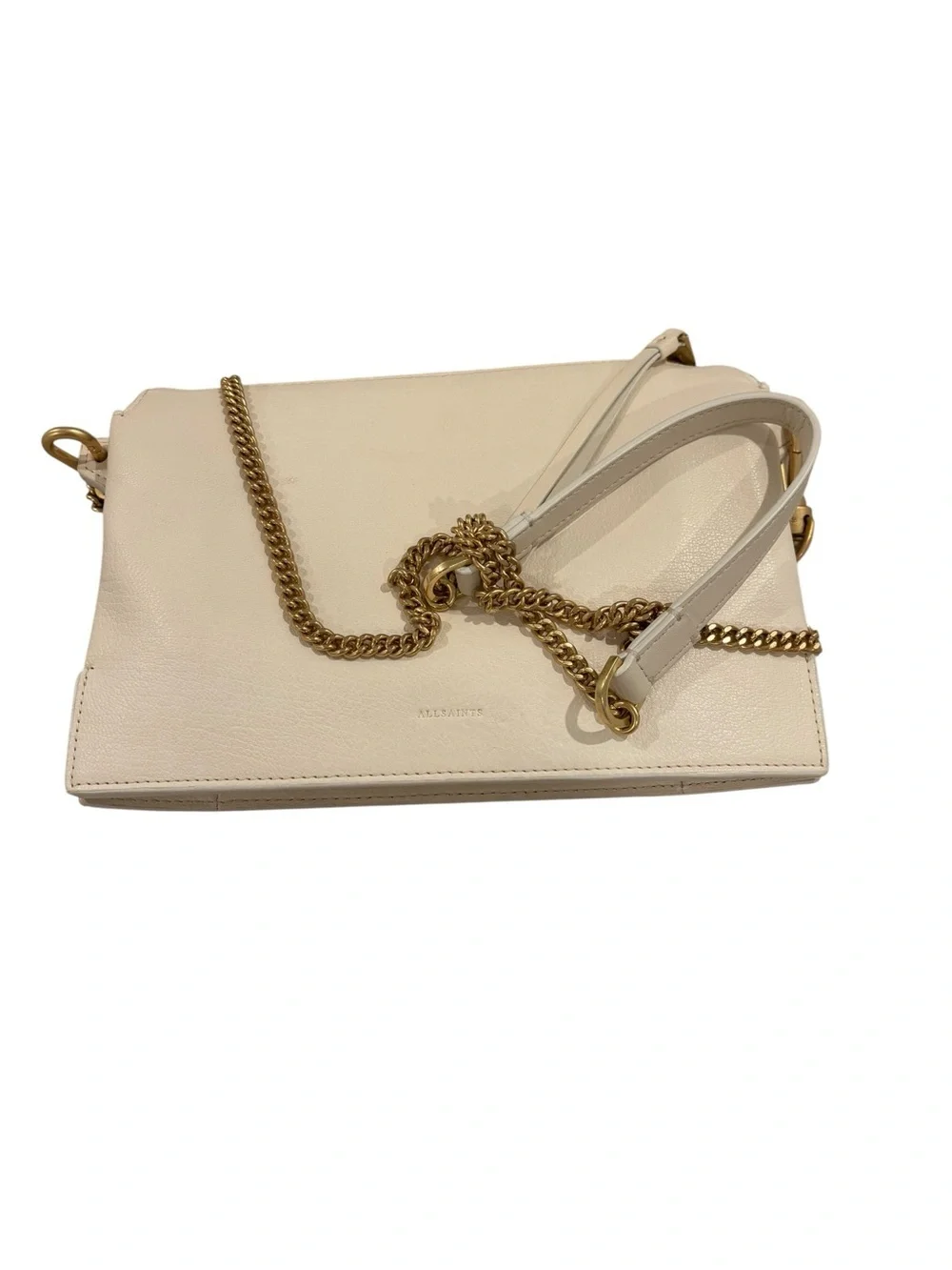 All Saints sleek cream