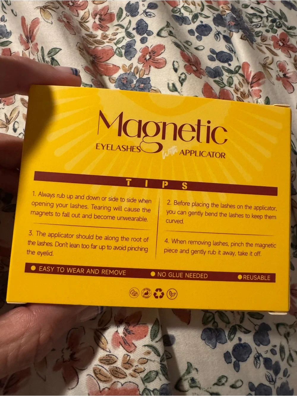 Quewel magnetic eyelashes