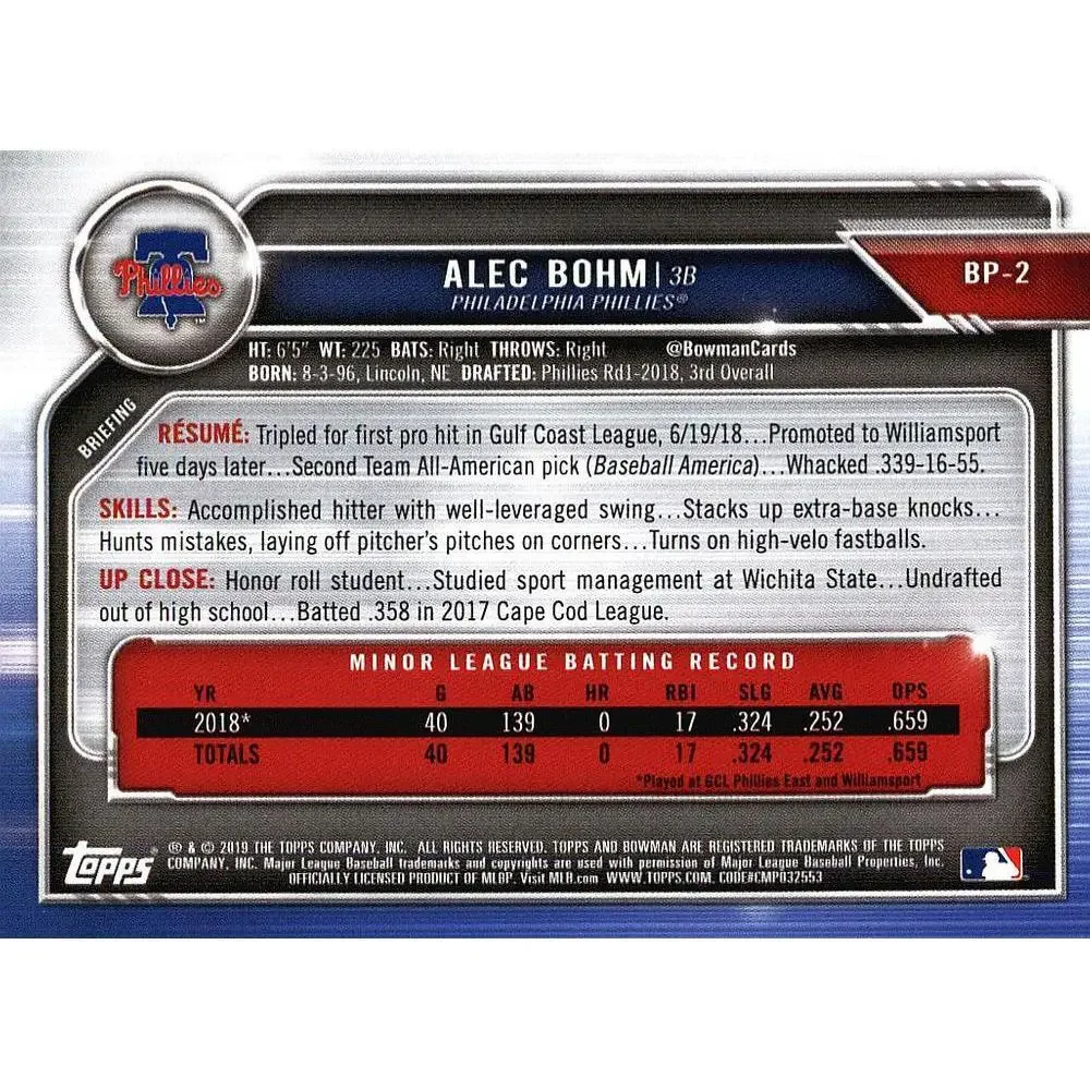 Bowman discover 2019