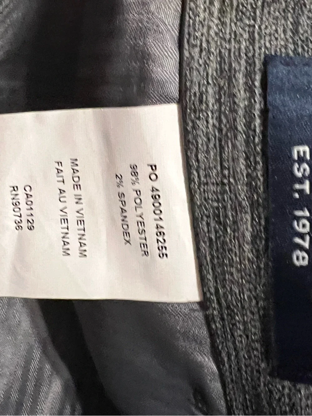 Chaps elegant black