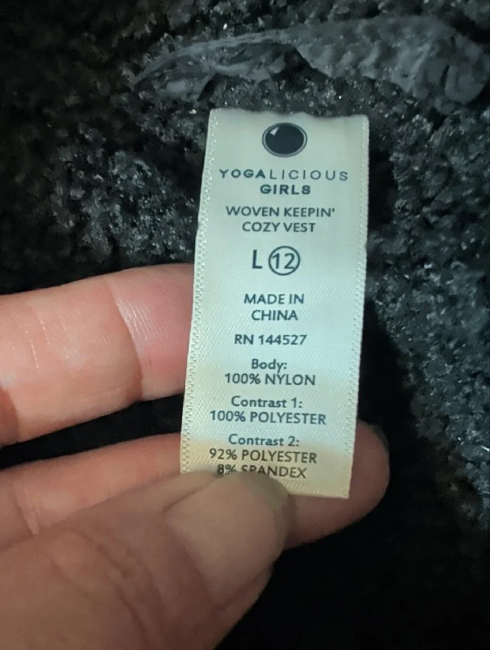 Yogalicious sleeveless quilted