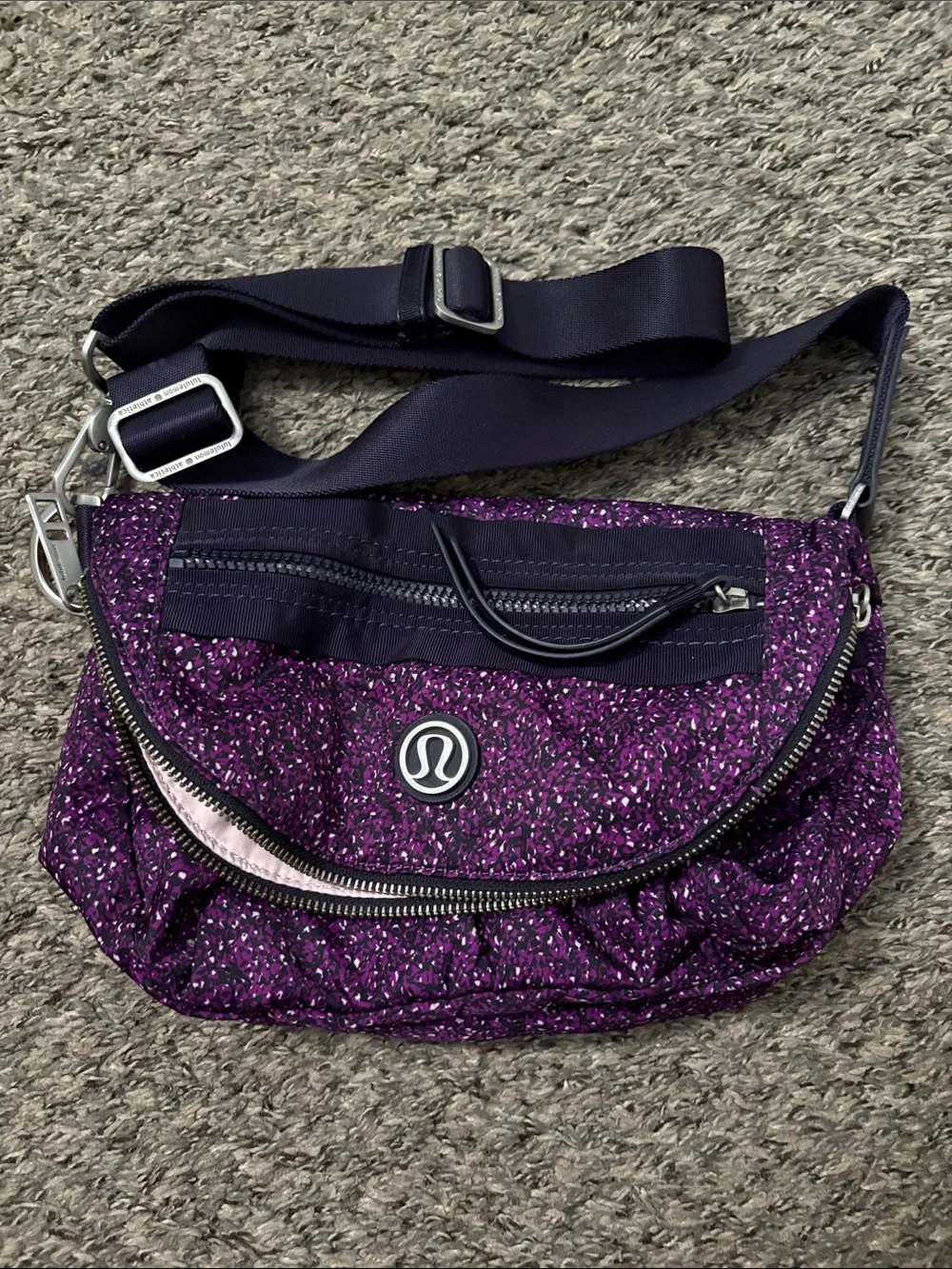 lululemon athletica Sparkle Purple Crossbody Bag