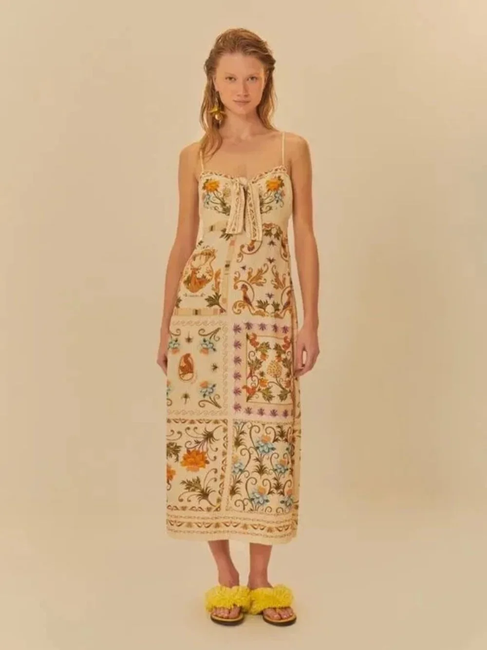 NWT FARM RIO DRESS SIZE MEDIUM PK5660 5/4