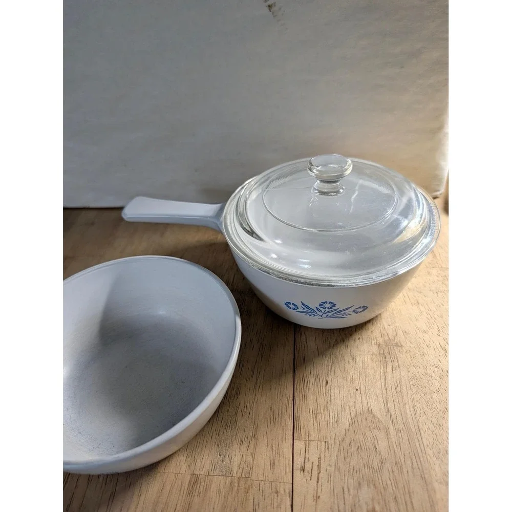 Corningware ware blue saucepan