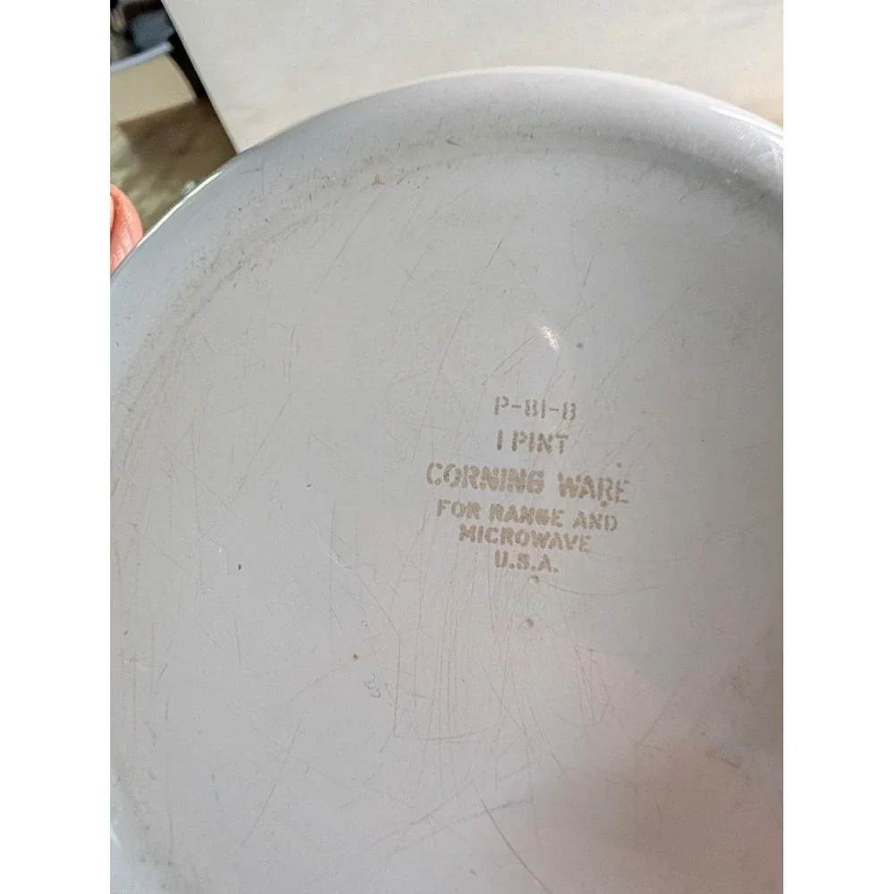 Corningware white saucepan classic