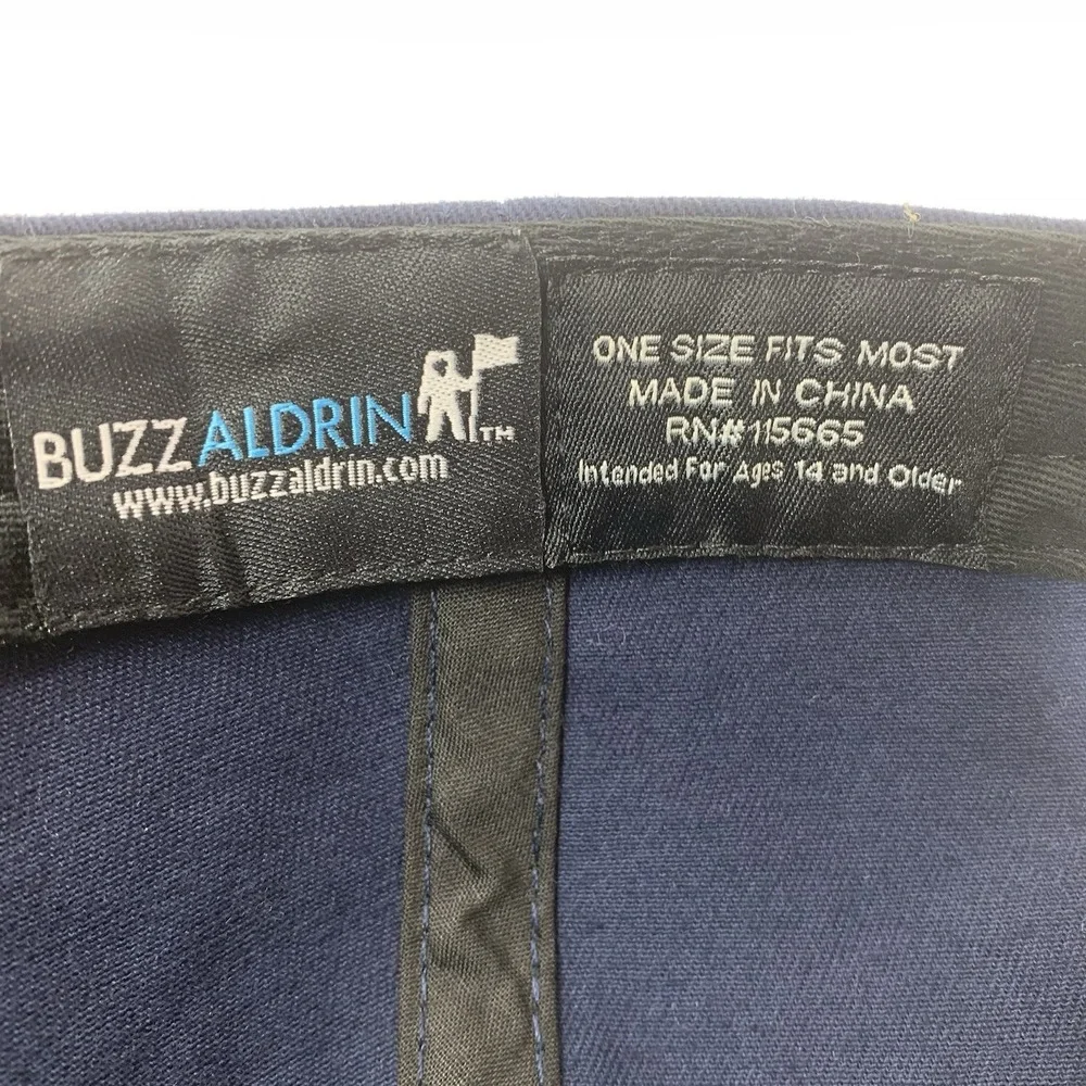 Buzz Aldrin see strap hat