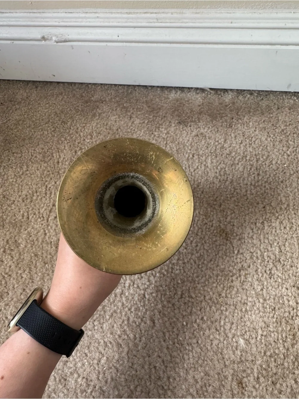 Vintage elegant brass