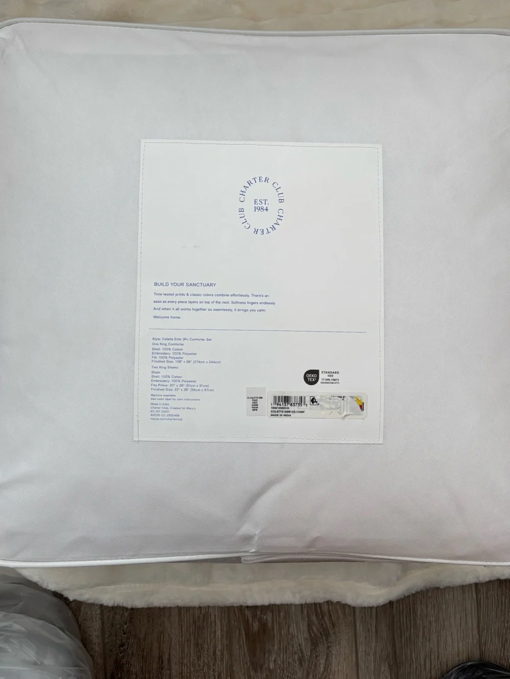 Charter Club floral white
